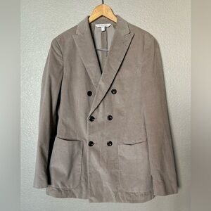 Olimpias tan corduroy blazer size 36R
